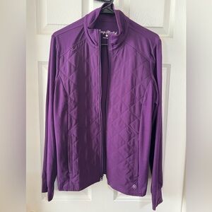 Women’s Scrub jacket, medium, eggplant purple (never worn)